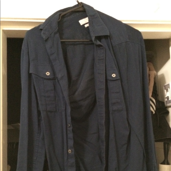 ZARA blue button down - Picture 1 of 1